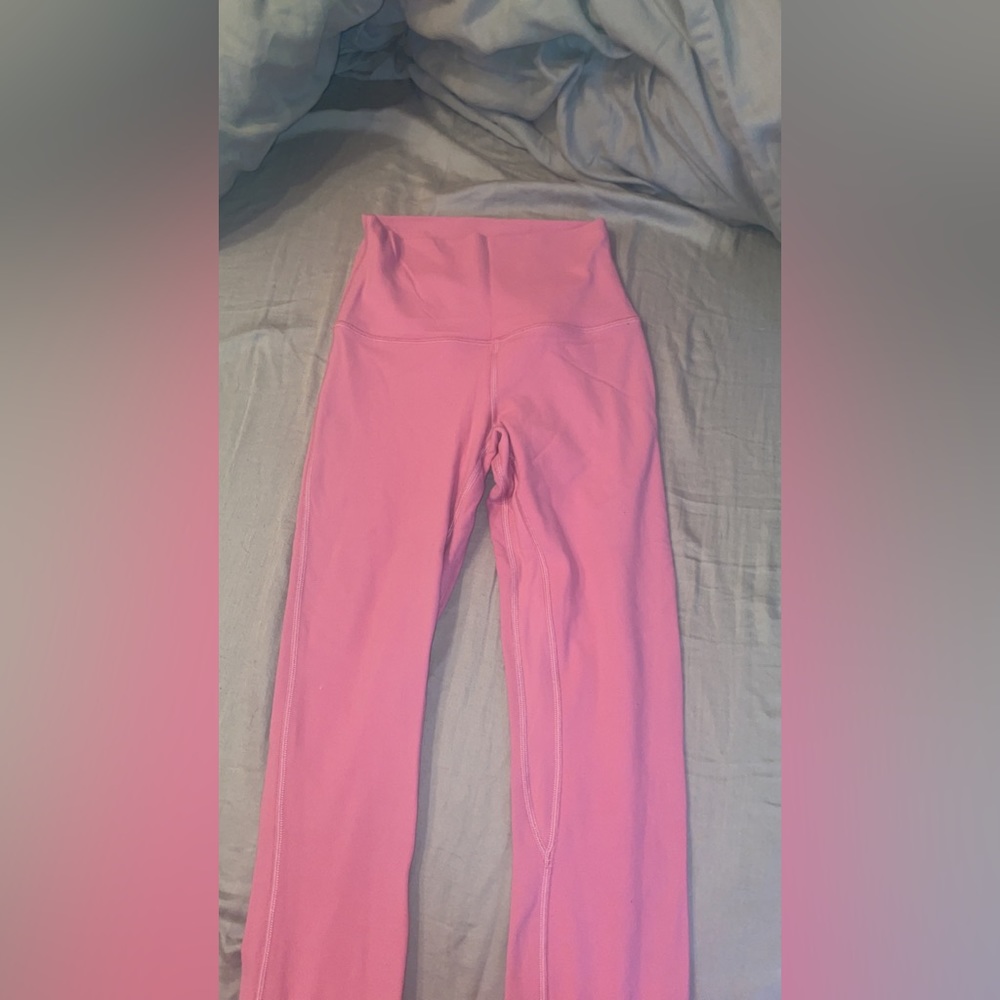 pink blossom lululemon leggings